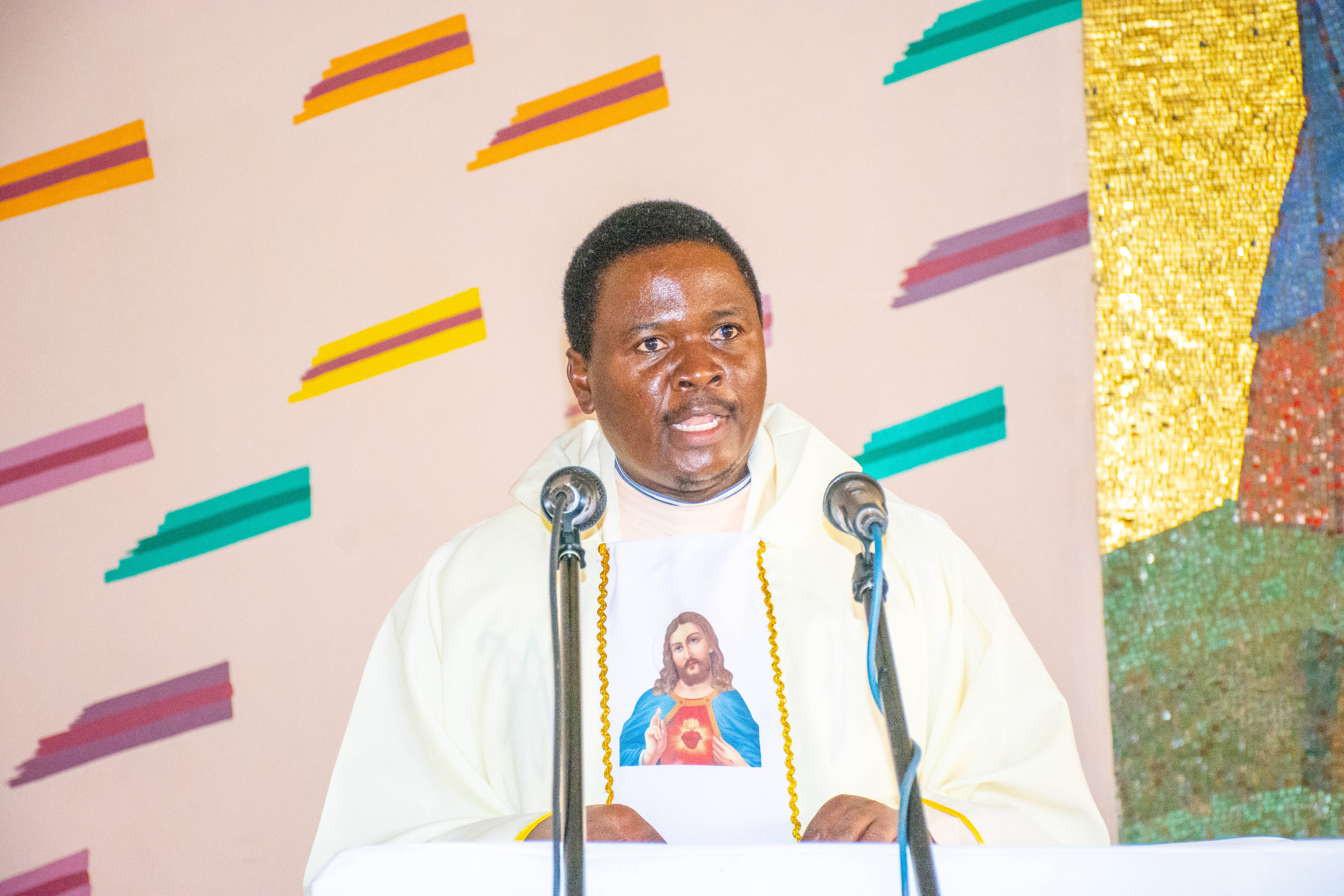 Fr. Phiri addressing the congregation
